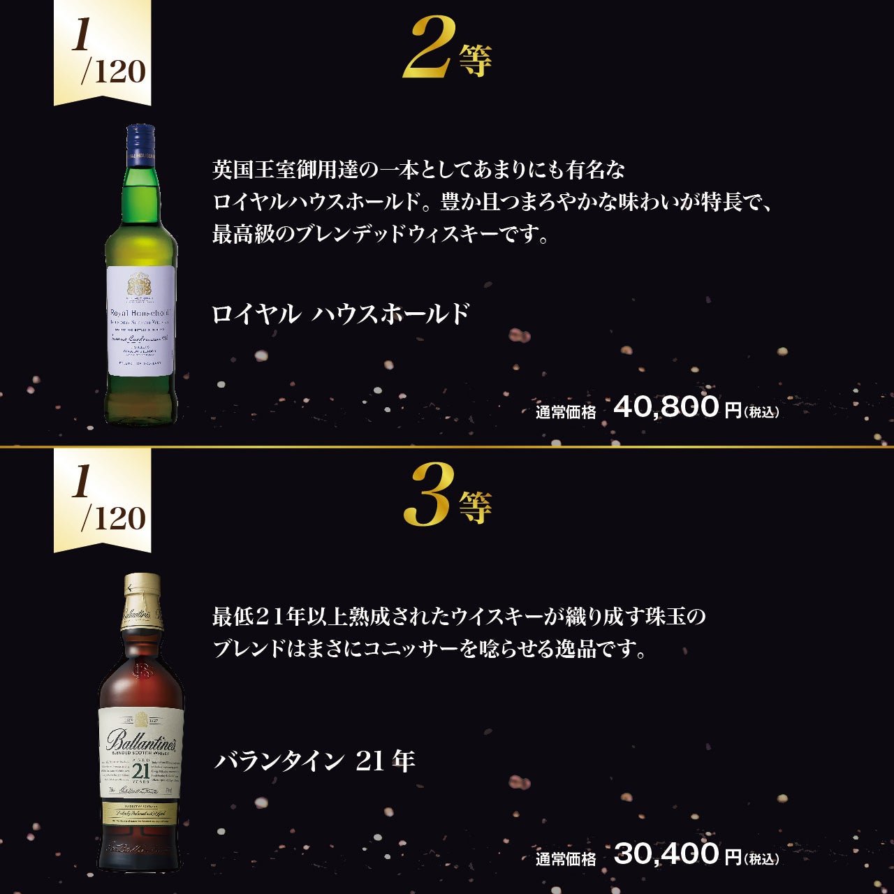 第14弾】限定品ジョニーウォーカーがあたる!?ブレンデッドウイスキー
