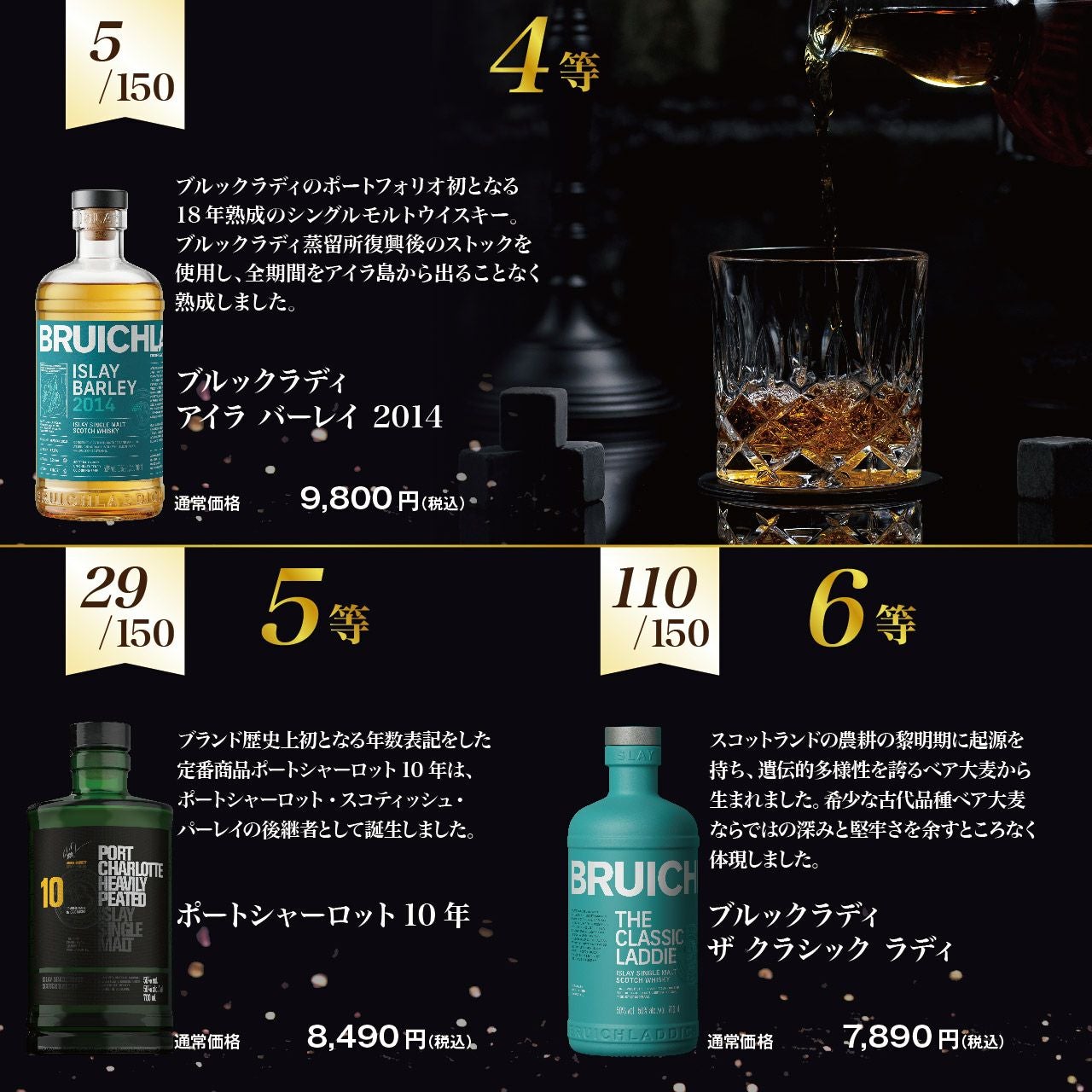 第2弾】アイラ好き必見！ブルックラディ限定ウイスキーくじ！ | ネット