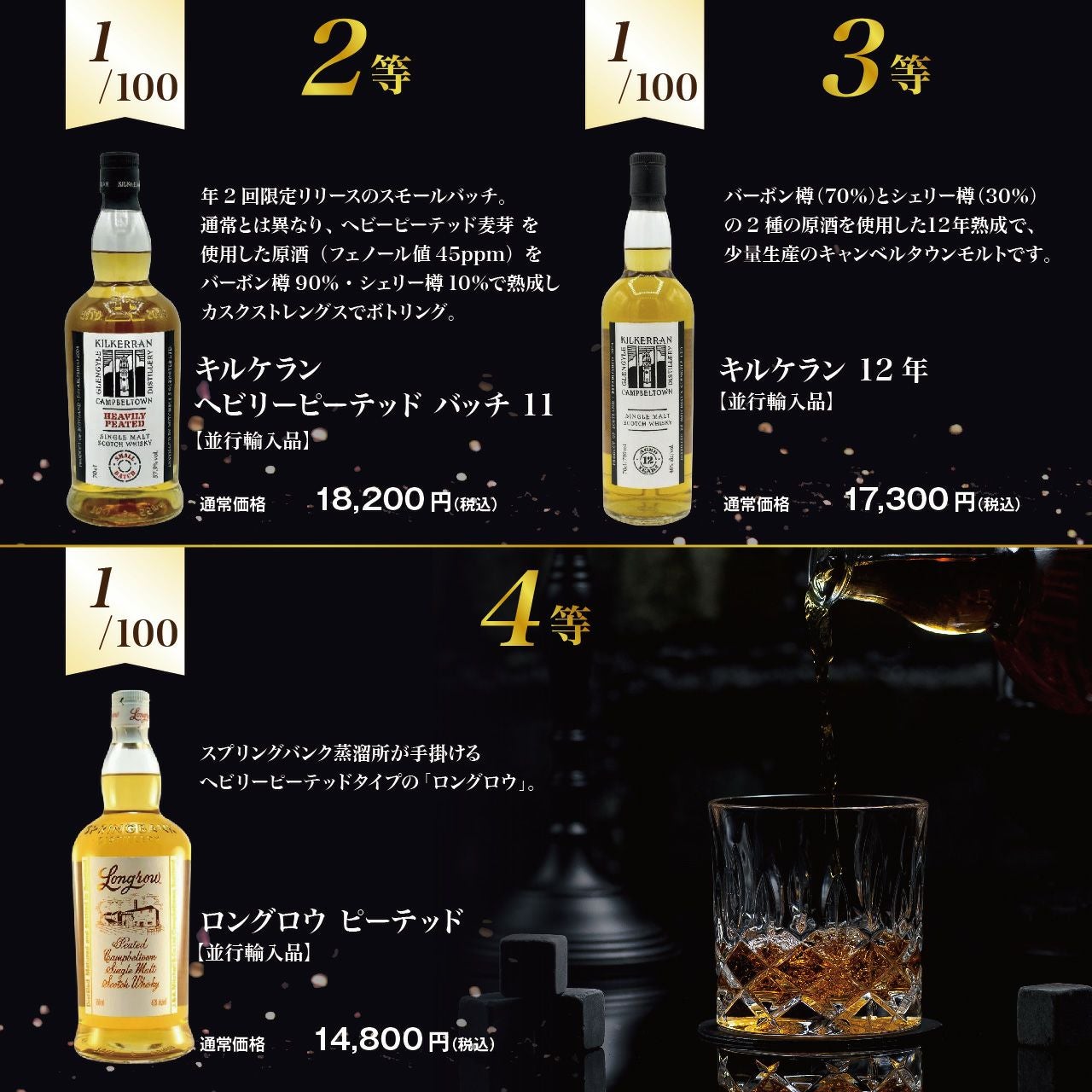 第3弾】キャンベルタウン限定！ウイスキーくじ！ | ネットdeグランマルシェ