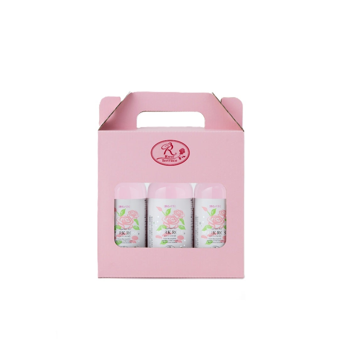 飲むバラ スパークロゼ（３本入り）化粧箱入り