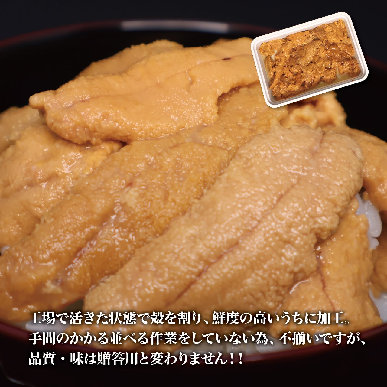 清水水産】チリ産 冷うに(ブランチ) 400g（200g×2） | ネットdeグラン
