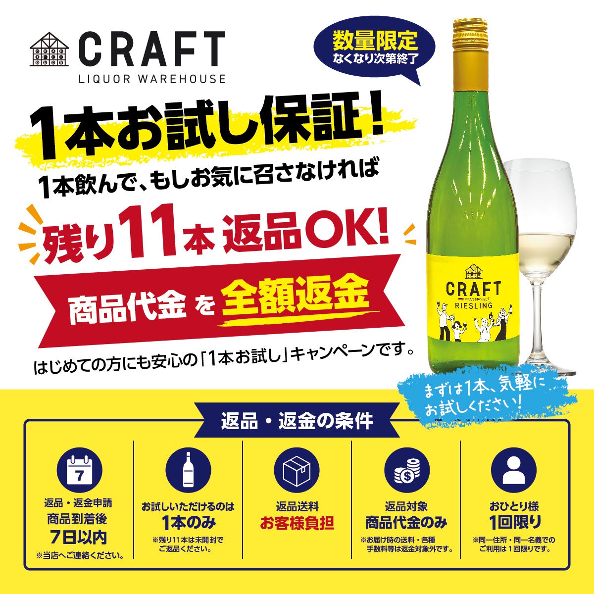 CRAFT リースリング トロッケン 12本（1ケース）セット