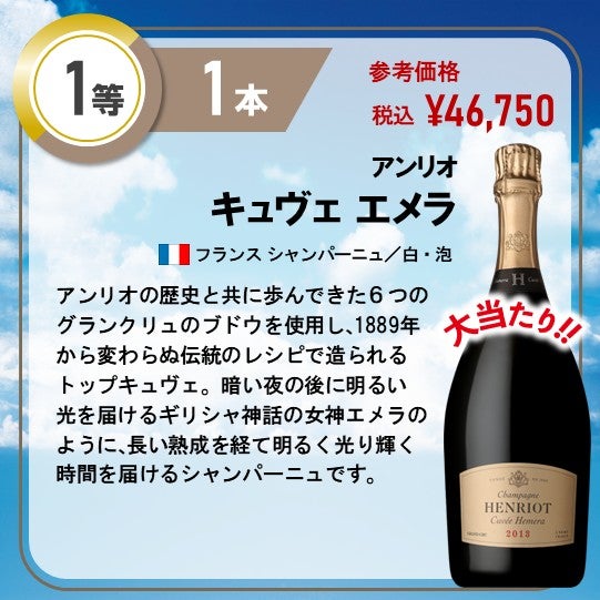 1等　アンリオ　キュヴェエメラ